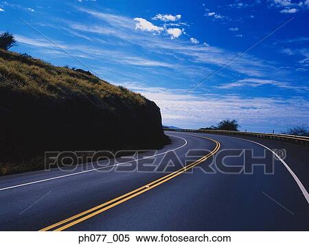 Stock Photography - US, Hawaii, Country road. Fotosearch
