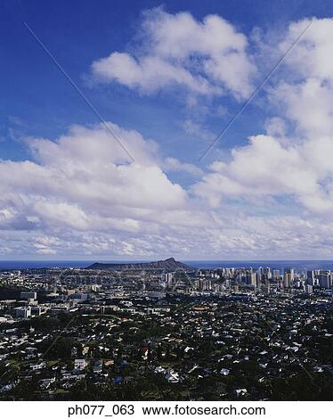 View of Diamond Head, Hawaii View Large Photo Image Stock Image - View of Diamond Head, Hawaii . Fotosearch