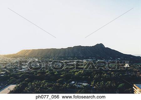 View of Diamond Head, Hawaii View Large Photo Image Stock Photograph - View of Diamond Head, Hawaii . Fotosearch