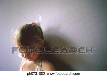 Stock Image - Portrait of a girl . Fotosearch
