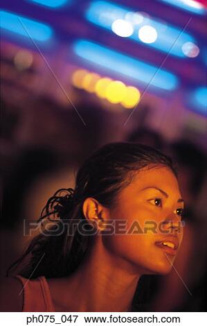 Stock Photo - Portrait of young woman. Fotosearch