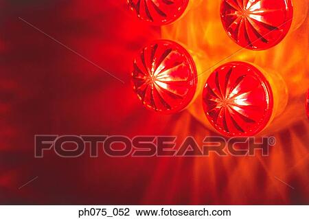 Round red lightings View Large Photo Image Stock Image - Round red lightings. Fotosearch