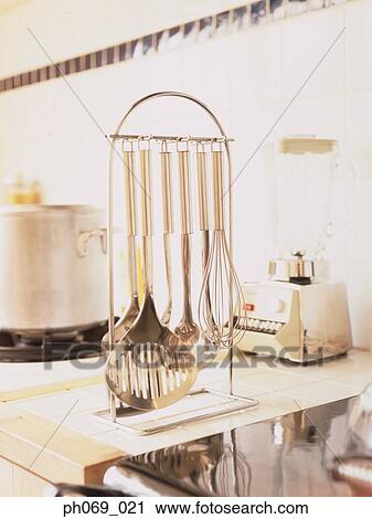 Kitchen utensil, cooking pot and blender View Large Photo Image Stock Image - Kitchen utensil, cooking pot and blender. Fotosearch