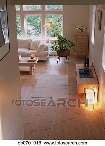 Entrance to the living room View Large Photo Image Stock Photo - Entrance to the living room. Fotosearch