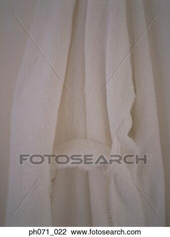 Stock Image - Bathrobe, close up. Fotosearch