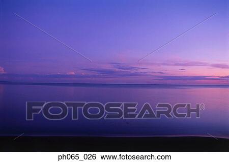 Coastline sunset View Large Photo Image Stock Photograph - Coastline sunset . Fotosearch