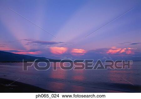 Sunrise over sea View Large Photo Image Picture - Sunrise over sea . Fotosearch