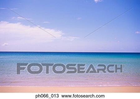 Beach and turquoise sea View Large Photo Image Stock Image - Beach and turquoise sea . Fotosearch