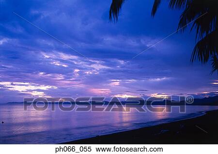 Beach sunset View Large Photo Image Stock Photography - Beach sunset . Fotosearch