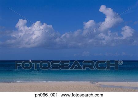 Stock Image - Clouds over ocean . Fotosearch