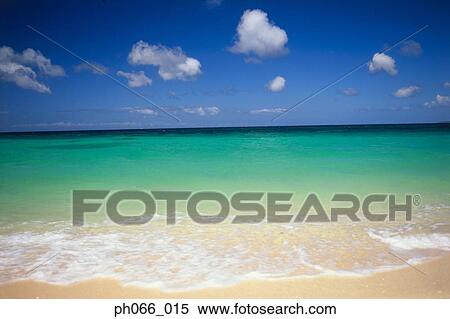 Stock Photography - Waves Breaking on Shore . Fotosearch