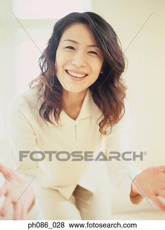 Mother with welcoming arms open View Large Photo Image Stock Photo - Mother with welcoming arms open. Fotosearch