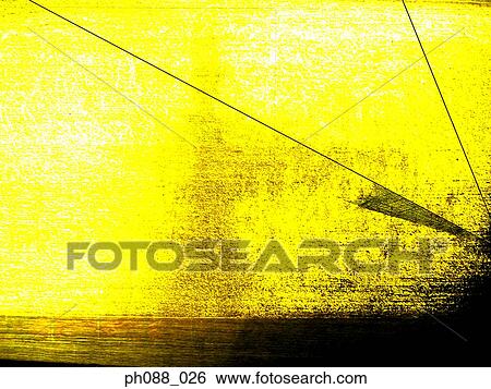 Black patches and lines against yellow background View Large Photo Image Stock Photograph - Black patches and lines against yellow background. Fotosearch