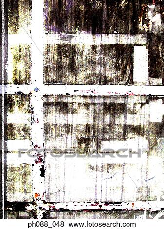 Stock Photo - Black shaded blocks against white background. Fotosearch