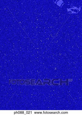 Stock Image - White spots on blue background. Fotosearch