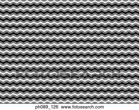 Black, gray and white repeated wave lines View Large Photo Image Stock Photograph - Black, gray and white repeated wave lines. Fotosearch