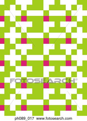 Green, pink and white block patterns View Large Photo Image Stock Photo - Green, pink and white block patterns. Fotosearch