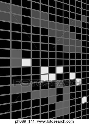 Grey and white grid pattern against black background View Large Photo Image Stock Image - Grey and white grid pattern against black background. Fotosearch
