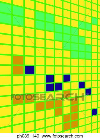 Multicolor grid pattern against yellow background View Large Photo Image Stock Image - Multicolor grid pattern against yellow background. Fotosearch