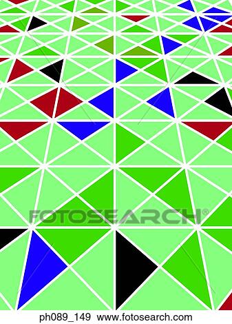 Multicolor perspective triangular pattern View Large Photo Image Stock Photo - Multicolor perspective triangular pattern. Fotosearch