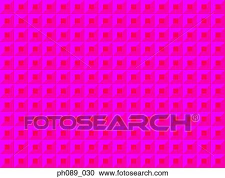 Stock Image - Repeated patterns in tones of pink . Fotosearch