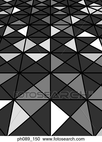 White, black and gray perspective triangular pattern View Large Photo Image Stock Image - White, black and gray perspective triangular pattern. Fotosearch