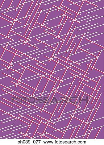 Stock Photo - White zigzag lines against purple background. Fotosearch