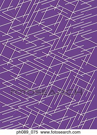 Stock Photography - White zigzag lines against purple background. Fotosearch