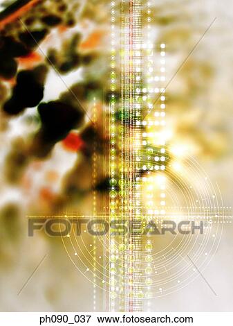 Stock Photo - Abstract digitally generated image . Fotosearch