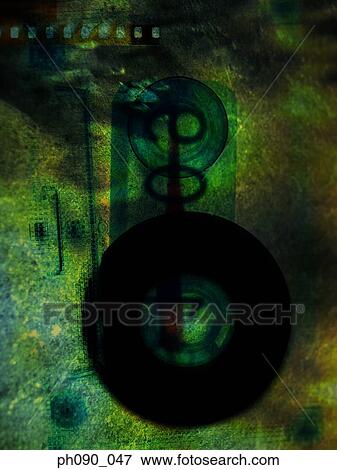 Stock Photo - Abstract digitally generated image . Fotosearch
