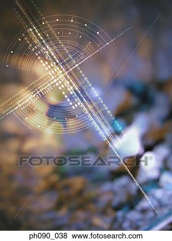 Circular pattern against multicolor background, abstract View Large Photo Image Stock Photo - Circular pattern against multicolor background, abstract. Fotosearch