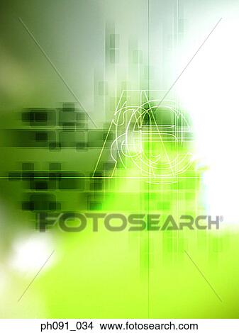 Picture - Abstract digitally generated image of Letter 'E'. Fotosearch