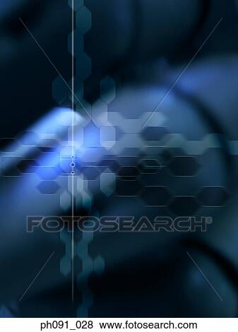 Stock Photo - Abstract digitally generated image . Fotosearch