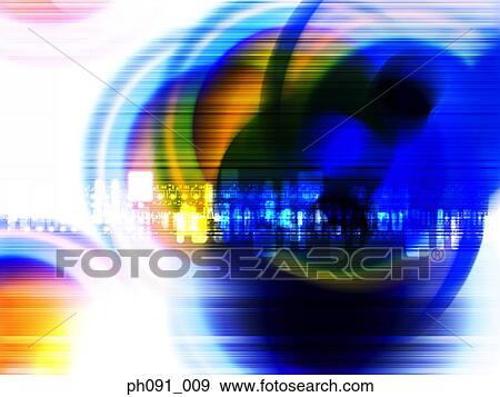 Interception of circles, abstract digitally generated image View Large Photo Image Stock Photo - Interception of circles, abstract digitally generated image. Fotosearch