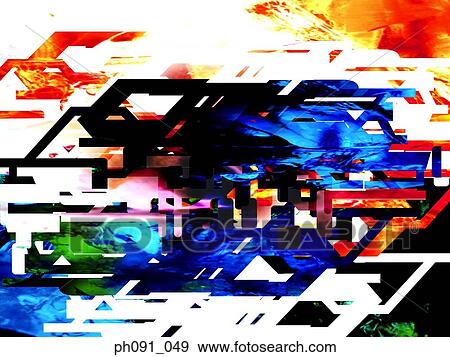 Multicolor abstract digitally generated image View Large Photo Image Stock Photo - Multicolor abstract digitally generated image. Fotosearch