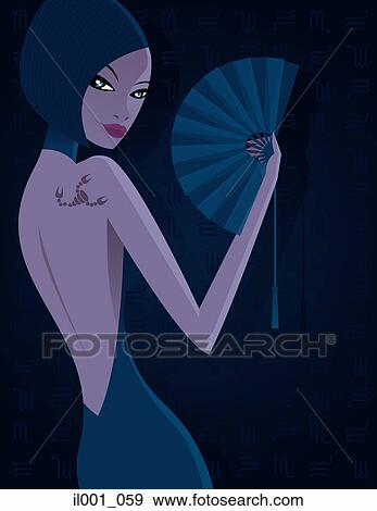 Stock Illustration - Horoscope Sign: Scorpio. Fotosearch