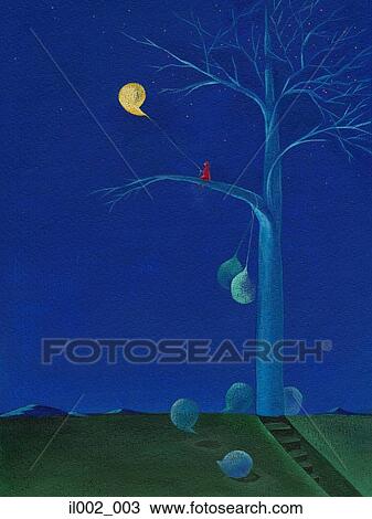 Concept: Loneliness View Large Illustration Drawing - Concept: Loneliness. Fotosearch