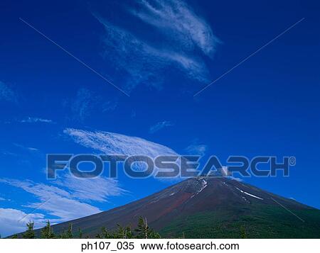 Peak of Mt. Fuji, Japan View Large Photo Image Stock Photography - Peak of Mt. Fuji, Japan. Fotosearch
