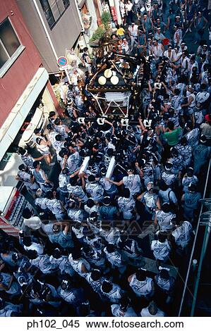 Stock Photography - Japanese festival ritual. Fotosearch