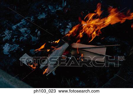 Garbage in fire View Large Photo Image Stock Image - Garbage in fire. Fotosearch