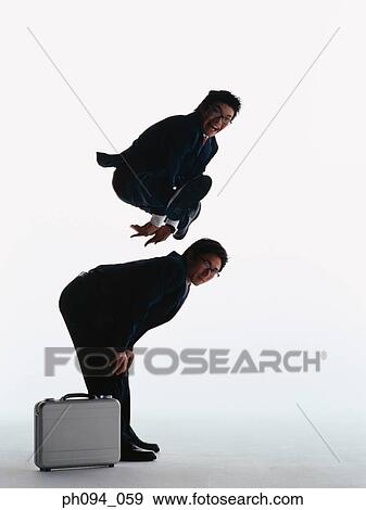 Businessmen leap-frogging View Large Photo Image Stock Photo - Businessmen leap-frogging. Fotosearch