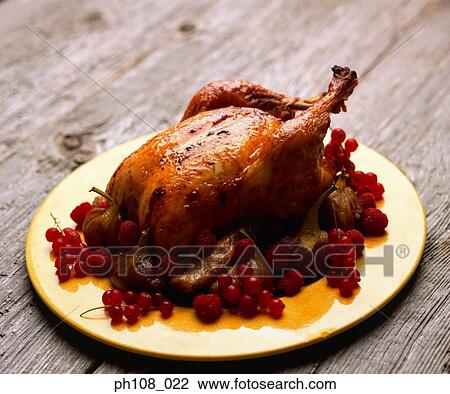 Roasted chicken, elevated view, close-up View Large Photo Image Stock Image - Roasted chicken, elevated view, close-up . Fotosearch