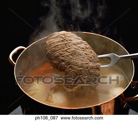 Whole piece of beef from stew View Large Photo Image Stock Photo - Whole piece of beef from stew. Fotosearch