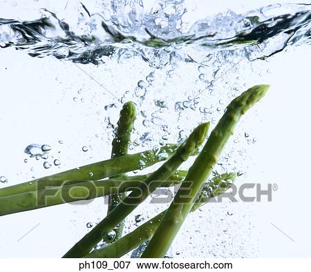 Asparagus in boiling water View Large Photo Image Stock Photo - Asparagus in boiling water. Fotosearch