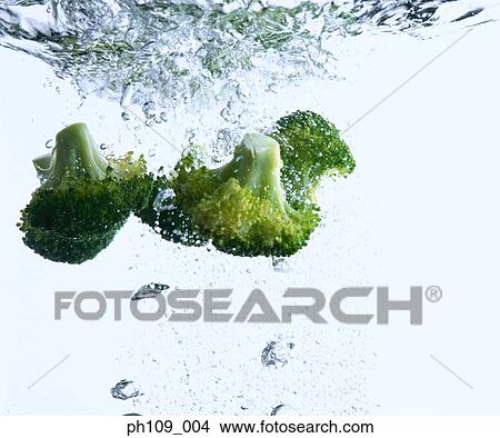 Broccoli pieces in boiling water View Large Photo Image Picture - Broccoli pieces in boiling water. Fotosearch