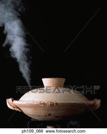Clay pot with steam View Large Photo Image Stock Photograph - Clay pot with steam. Fotosearch