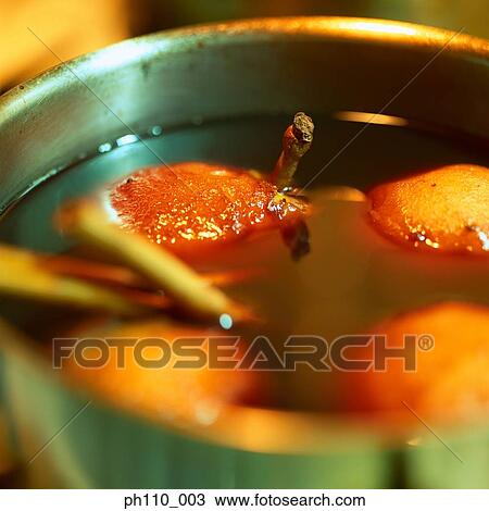 Stock Image - A pot of pear soup. Fotosearch