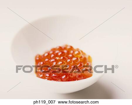 Stock Photo - A bowl of lobster roe. Fotosearch