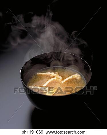 A bowl of soup with dried bean curd View Large Photo Image Stock Photo - A bowl of soup with dried bean curd. Fotosearch