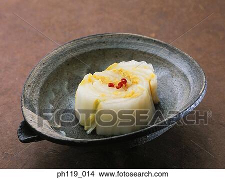 A dish of cabbage pickles View Large Photo Image Picture - A dish of cabbage pickles. Fotosearch